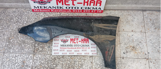 PEUGEOT 206 SOL ÖN ÇAMURLUK çıkma